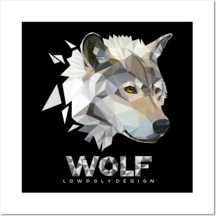 Wolf Lowpoly Posters and Art